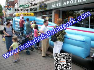 Quality 2 Lane Inflatable Bungee Run / Inflatable Sport Games Bungee Run For Children wholesale