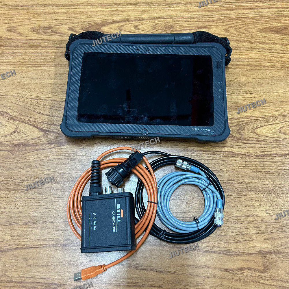 8.21 For Still Incado Box Diagnostic Kit for Still USB Interface forklift canbox FOR STILL Forklift Scanner Tools+tablet