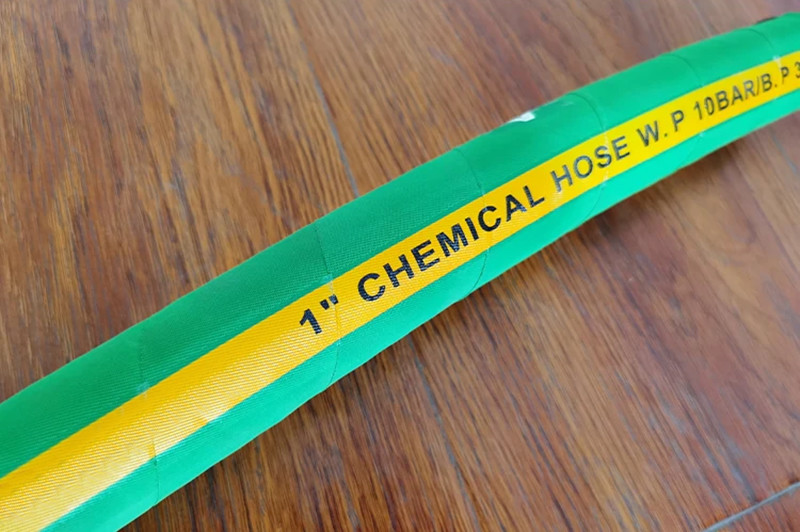 High Pressure Braided Chemical Hose Pipe 2 Inch XLPE Chemical Hose