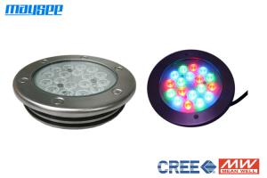 Quality Dmx Underwater Swimming Pool Led Lights 54w High Power 25 Degree wholesale