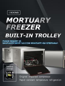 Quality 304 Stainless Steel Material 1 Seat Car Transport Morgue Freezer Manufacture Funeral Corpse Storage Cabinet wholesale