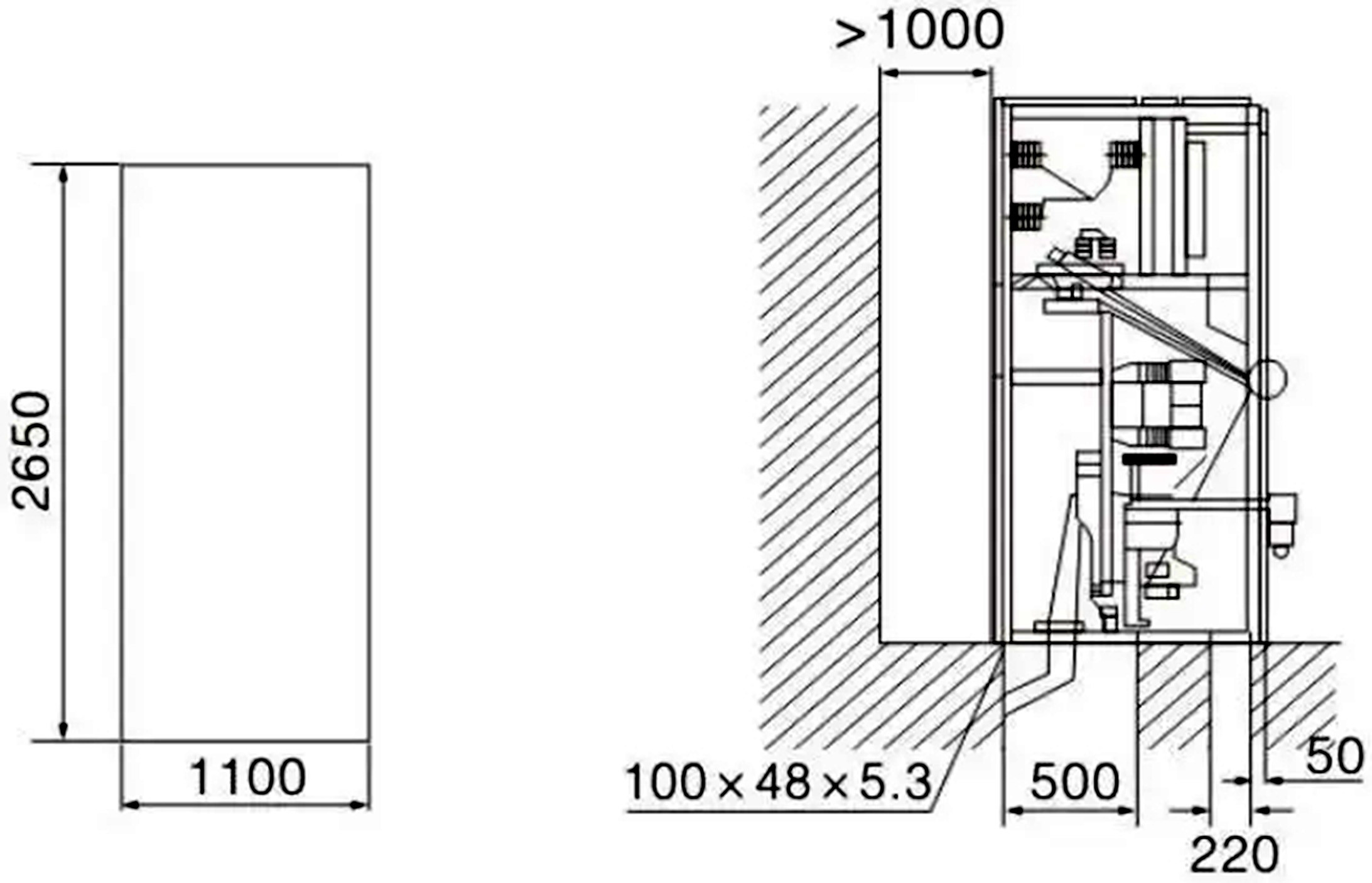 HV XGN2 High Voltage Switchgear Box Type Fixed AC Metal Enclosed Switchgear