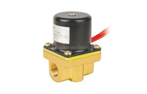 Quality 2mm Orifice 2 Way Pneumatic Brass Solenoid Valve For Welding Machine System wholesale