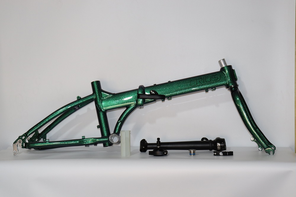 customized Yes 2900g Crius Custom 20 inch Aluminium Frame Folding Bike Bicycle Frame
