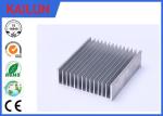 Sliver Anodized Industrial Aluminium Profiles , High Power Extruded Aluminum