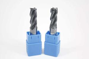 Quality AlTiN Coating 10mm HRC45 4Flute Flat Solid Carbide End Mill Cutter wholesale