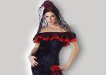Senorita 1030 Adult Princess Costume , Headpiece Ladies Halloween Costumes
