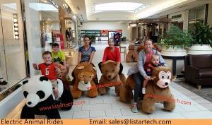 Quality Animal Walking Rides Kiddle Plush Ride, Walking Battery Animal Kiddie Adult Rides in Mall wholesale