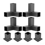 3-Way Connect Heavy Duty Pergola Wood Stand Kit for Strengthened and Waterproof