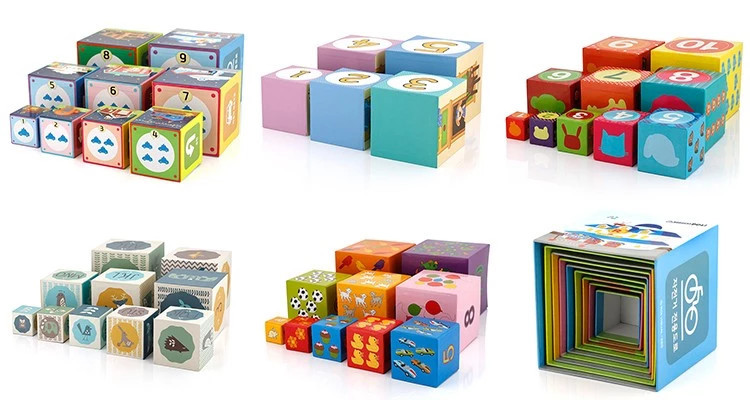 Children Educational Toy Scrapbook Photo Album Number Building Block Set