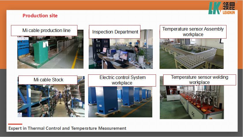 Highly Accurate K Type Thermocouple Cable MgO Insulation