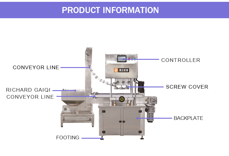 glass jam jars twist off capping sealing machine automatic capping machine for glass twist-off jars