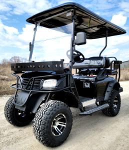 Quality 48v Electric Golf Cart Lifted Loaded EMACHINE Black wholesale