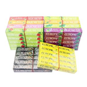 Quality 5 Sticks Fruit Chewing Gum Watermelon Banana Apple Flavor With Halal Sweet wholesale