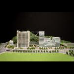 1/500 Guangzhou Chinese Hospital Model Minimalism Style Architectural Physical