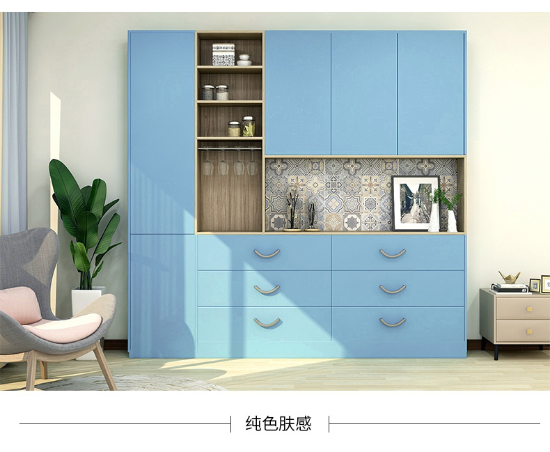 0.16mm Thickness Melamine Film Sheet Laminated MDF Board for Kitchen Cabinet