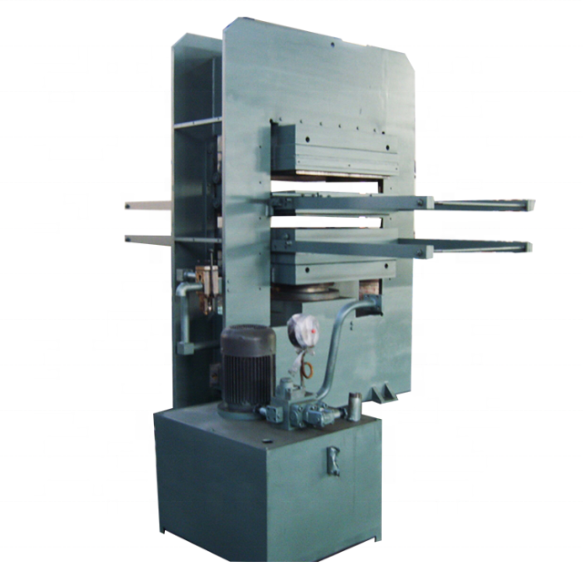 Column or Frame Structure Automatic Rubber Mat Vulcanizing Press for Production Line