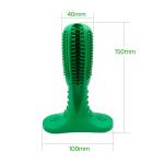 Food Grade Puppy Oral Fresh Cleaning Massager Bite Silicone Dog Toothbrush Chew