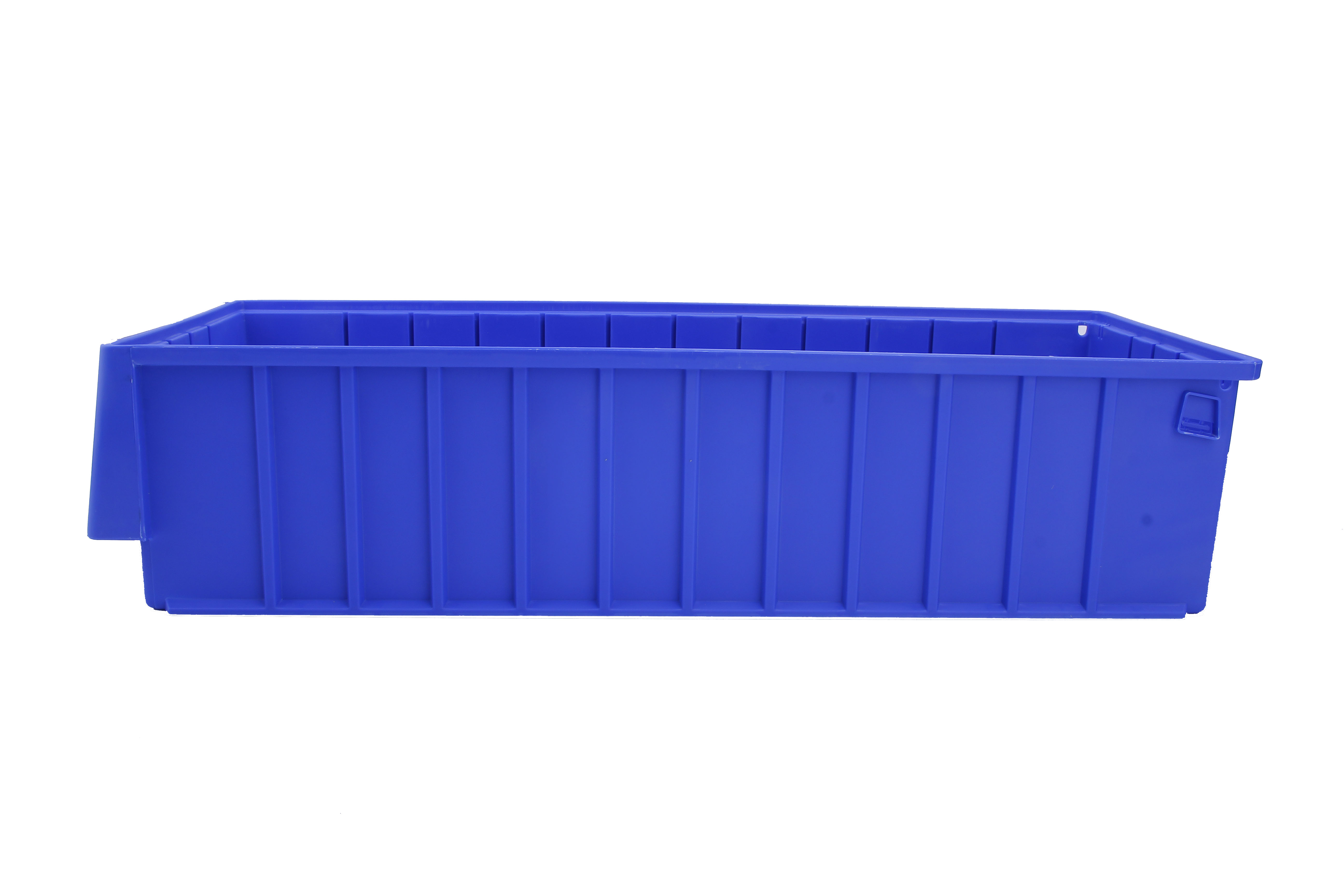 Warehouse Storage Essential Stackable Plastic Shelf Bin with Divider Solid Box Style
