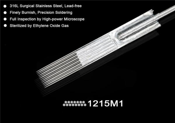 Premium Sterile Tattoo Needles , Tattoo Liner Needles 316L Stainless Steel CE