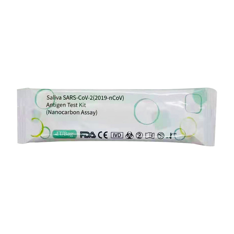 For self-testing Saliva SARS-CoV-2 Antigen Test kit Nanocarbon Assay ce 1test/box