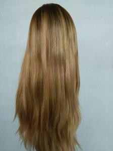 Quality Full Cuticle European Human Hair Wig Jewish Wig Kosher Wig, 100% Human Hair Wigs Highlight Color wholesale