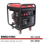 PMG Permanent Magnet Diesel Welding Generators 210A GTAW Electric Start