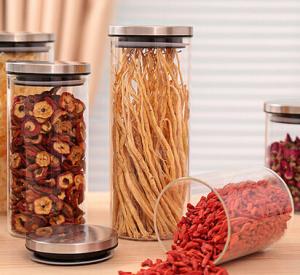 Quality Home Glass Storages with lid wholesale