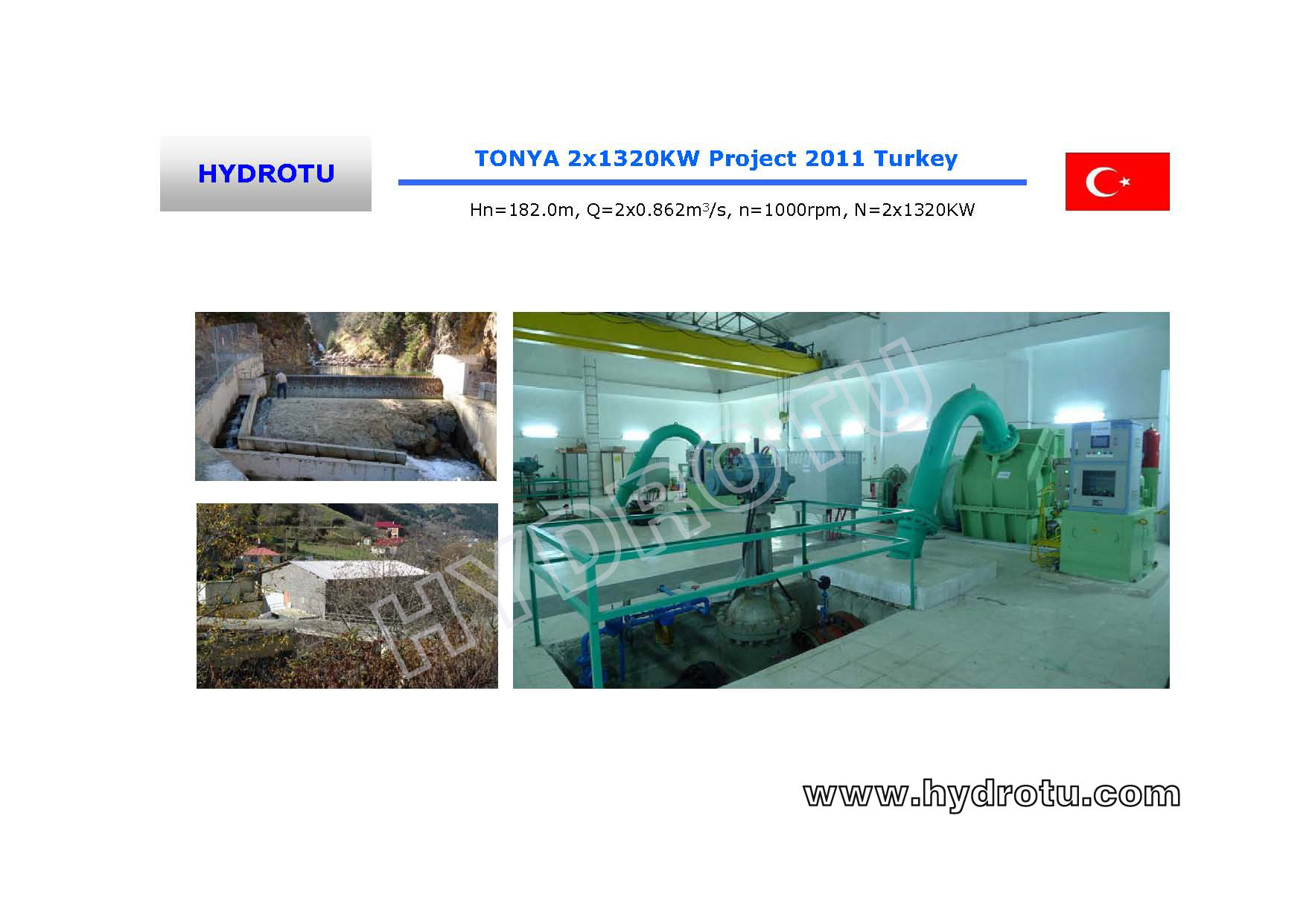 Pelton Hydro Turbine With Synchronous Generator,Excitation,PLC Governor,Valve