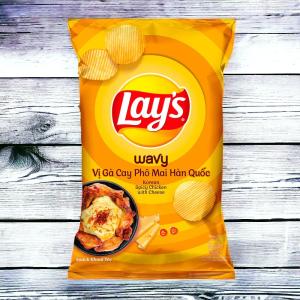 Quality Wholesale/Retail Case: 160 x 28g Packs of Lay's Korean Spicy Chicken with Cheese Flavor Chips wholesale