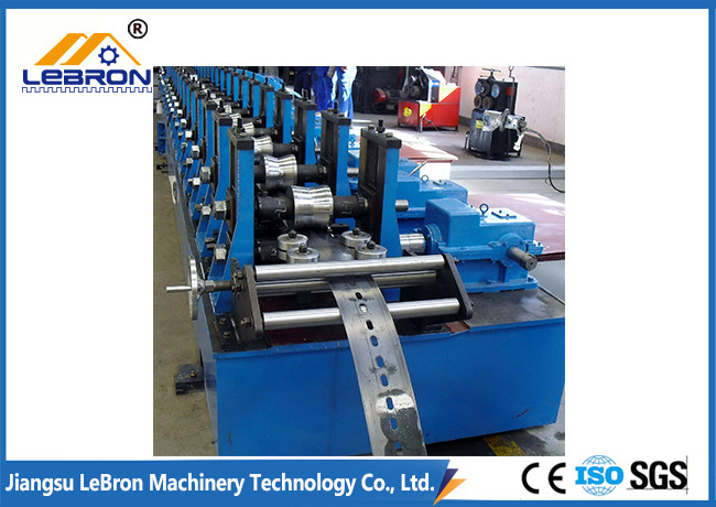 High Speed Steel Channel Roll Forming Machine 18 Stations For Solar Strut