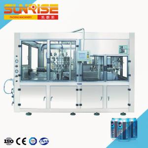 Quality Automatic 330ml Energy Beverage Juice Aluminum Can Filling Sealing Machine wholesale