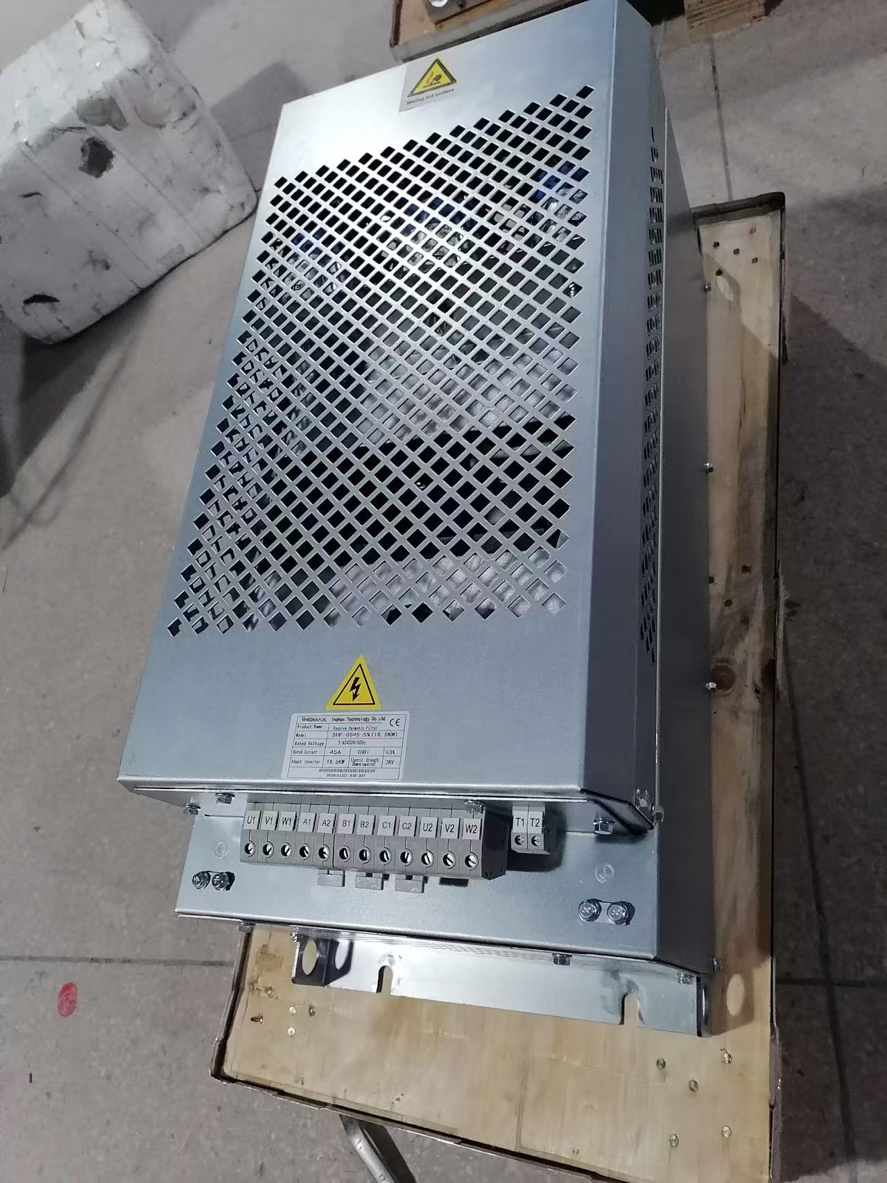 Safety INOMAX Passive Harmonic Filter THDI<5% And THDI <10% Passive Power Filter Metallurgical