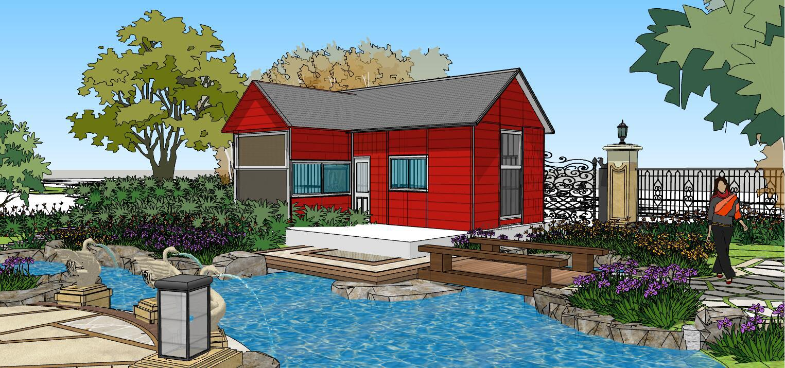 Steel Structure Modular 40FT Flat Pack Shipping Container Villa House for End Buyers