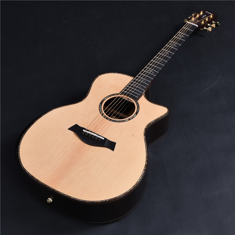 Custom Grand 914c acoustic guitar solid spruce top 914ce acoustic electric guitar B Band A11 eq free shipping acoustic