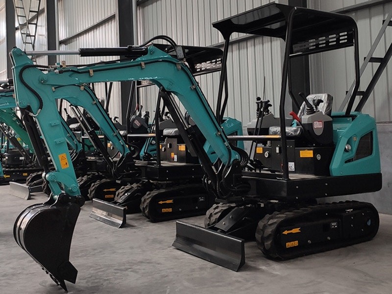 ET20 small digger for drainage trench pool excavation mini excavator 1.7tons
