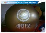 Green PVC Promotional Inflatable Helium Balloons With Logo Printing