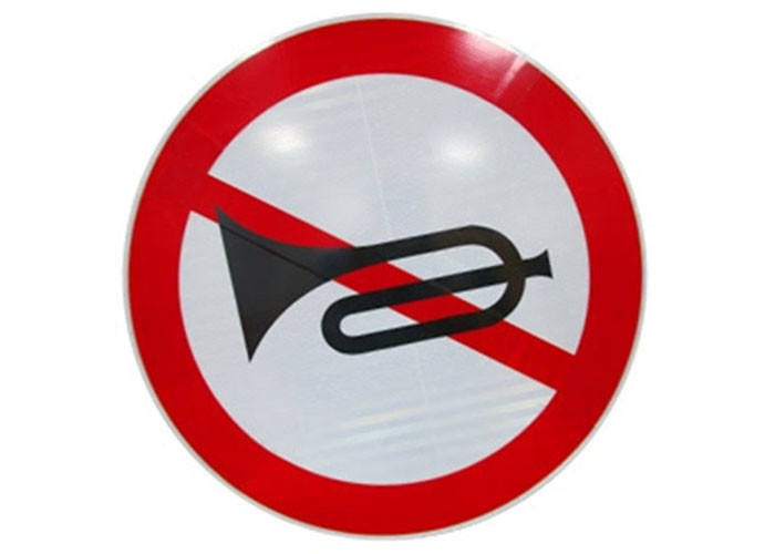 Aluminum Board Reflective Ban Danger Traffic Signs