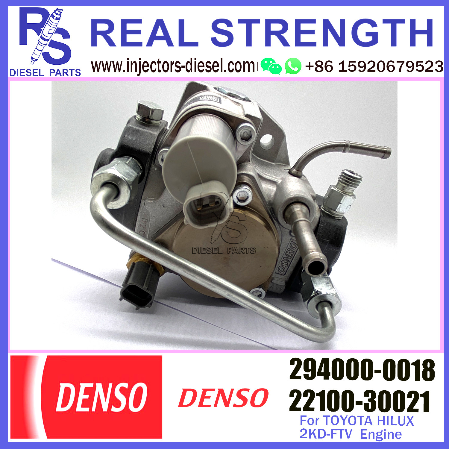 DENSO Diesel Engine Fuel HP3 pump 294000-0018 22100-30021 For TOYOTA HILUX 2KD-FTV 294000-0019 294000-0550