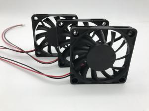 Quality 60 Mm Computer Cooling Fans Ball Bearing 12V DC Plastic Housing Low Noise wholesale