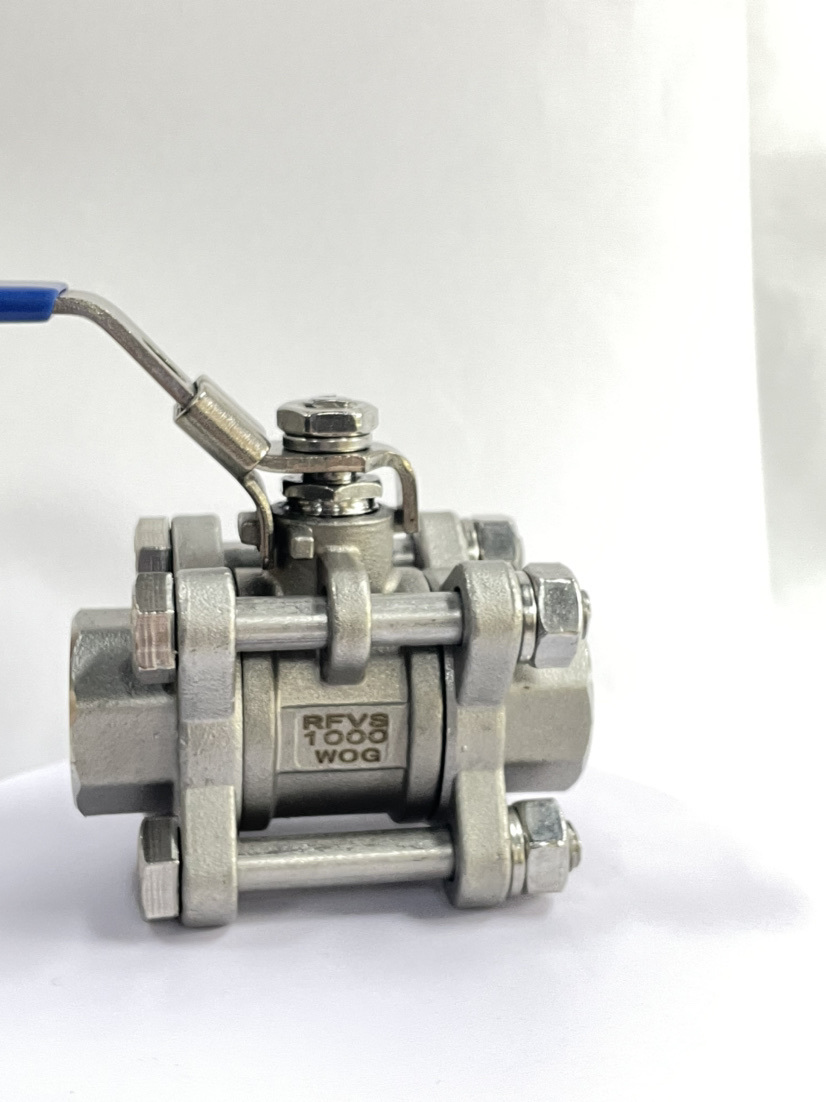 3-PC Munual Screwed End Ball Valve
