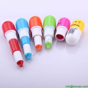 Quality plastic ball pen,cute cheap pill advertising mini ballpen,pill design ball pen wholesale