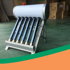 Quality INMETRO Vacuum Tube Solar Water Heater Galvanized Steel wholesale