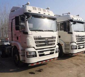 Quality 350hp 3 Seats Shacman Used Tractor Truck 4X2 Diesel Fuel 2017 Year wholesale