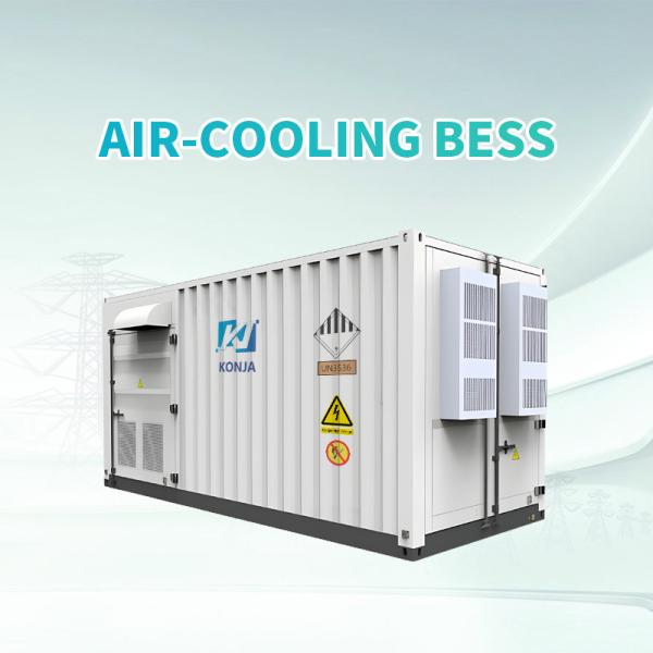 KonJa Air-Cooling 20FT 768Vdc 1.29MWh Deep Cycle Battery Energy Storage System