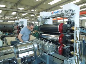Quality 800mm-1600mm width Heat shrinkable sleeve production line wholesale