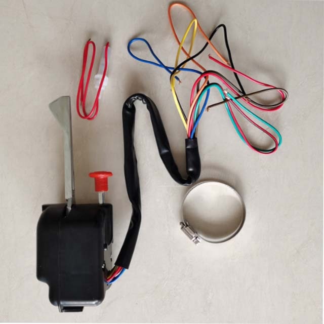 OEM Standard Size Universal Chrome Column Mount Turn Signal Switch with Hazard Knob Custom Vehicle Collector Edition