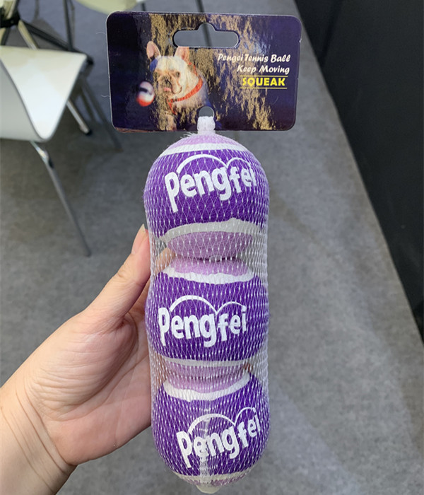 Squeaky Tennis Balls for Large or Small Dogs and Puppies - Dog Training Toys for Positive Reinforcement