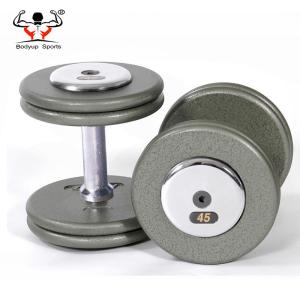 Quality Steel Handle Gym Fitness Dumbbell , Adjustable Dumbbell Set For Military Fitness Centers wholesale