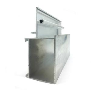 Curtain Wall Architectural Aluminium Profiles Silver Color T3